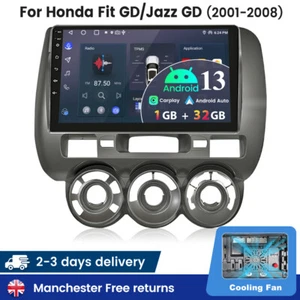 Android 13 Car Stereo Radio For Honda JAZZ FIT 2001-2008 GPS WIFI 32GB Head Unit - Picture 1 of 18