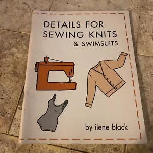 Dettagli vintage 1960 per cucire maglie e costumi da bagno manuale da cucire di Ilene nero - Foto 1 di 3
