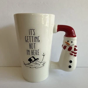 Snowman Coffee/Hot Cocoa Mug -It’s Getting Hot In Here- Christmas - Picture 1 of 7