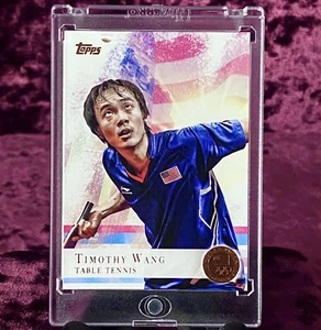 Timothy Wang 2012 Topps Olympic BRONZE Parallel RC #8 MINT USA Table Tennis Pro - Picture 1 of 4