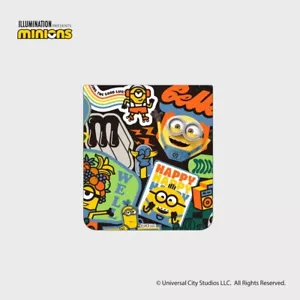 Samsung x Minions Orange Flipsuit Karte für Galaxy Z Flip6 Interaktive Karte SLBS - Bild 1 von 4