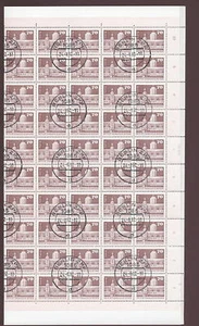 GERMANY DDR 1980 70pf...FINE USED SHEET...100 stamps - Picture 1 of 1