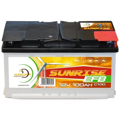 0% Adler Sunrise EFB 12V 100Ah C100 - Bild 1 von 4