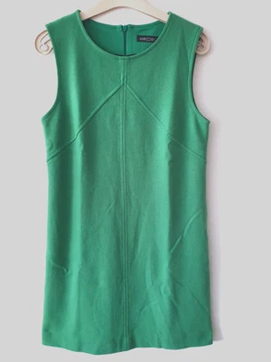 Neuw. MARC CAIN Etui Kleid WOLLE 10% KASCHMIR Grün Strickkleid ca. 38 Business - Bild 1 von 4