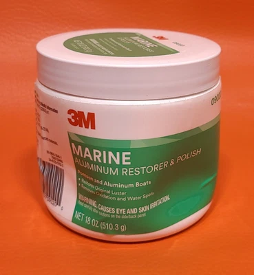 Restaurador y pulido de aluminio marino 3M 09020 18 oz elimina manchas de oxidación y agua Foto 1 de 4