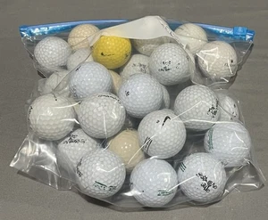 Assorted Hitaway/Practice Recycled Used Golf Balls, Color Mix - 31 Count - Picture 1 of 5