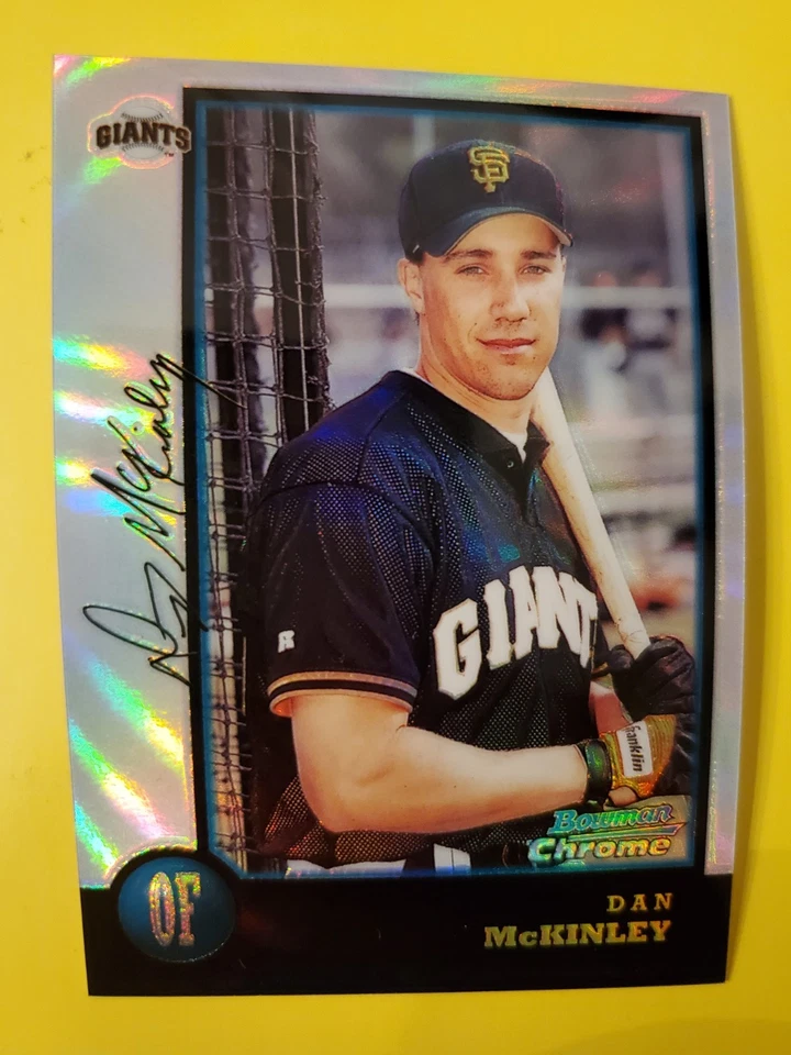 1998 Bowman Chrome Refractor #329 Dan McKinley RC - San Francisco Giants - Image 1 of 1
