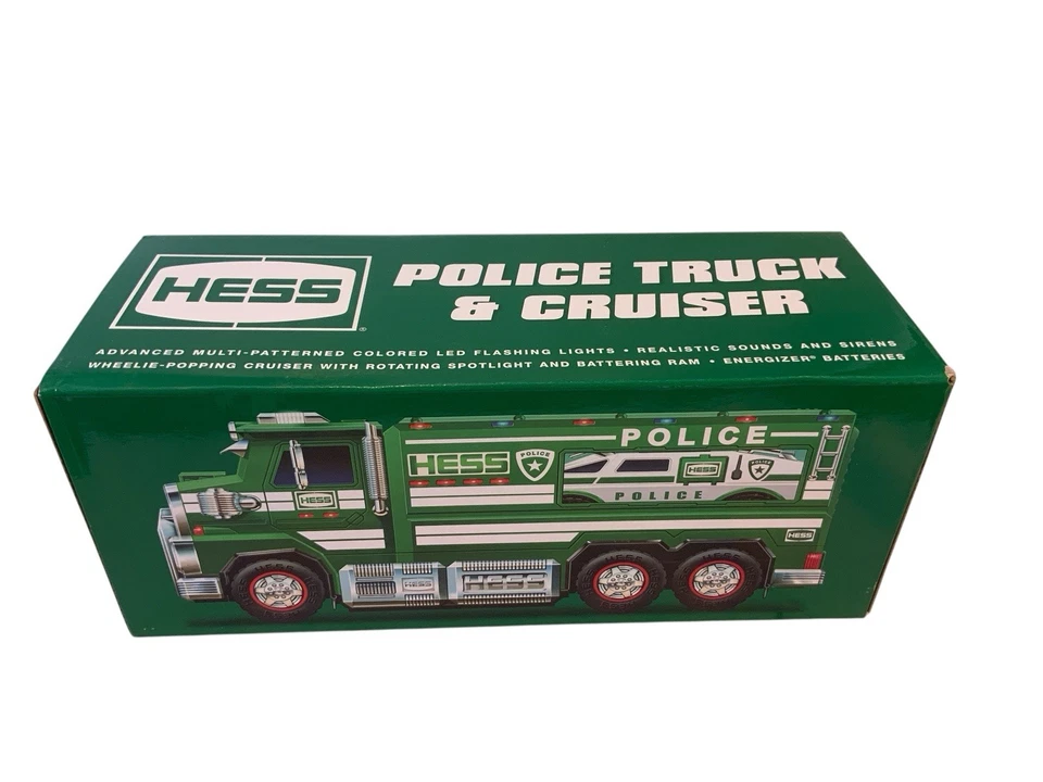 2023 HESS toy truck police truck with police cruiser great for christmas present