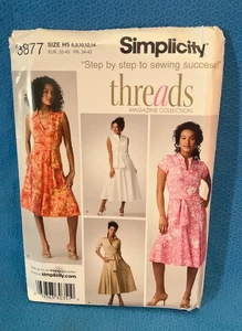 Simplicity Pattern Dress 2 Lengths Bodice Variations Sz 6 to 14 3877 MAP - Picture 1 of 4