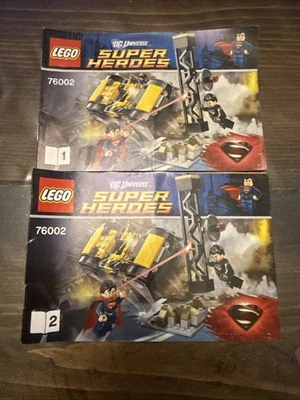 LEGO Instruction Manual Only: DC 76002 Superman Metropolis Showdown - Image 1 of 2