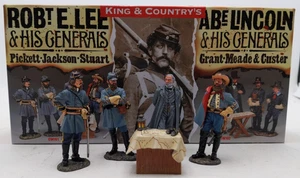 King & Country CW101 Headquarters Robt. E. Lee & His Generals Miniaturen Set EX - Bild 1 von 12