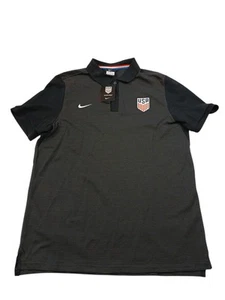 Nike Team USA Fußball Herren Training Poloshirt schwarz Fußball Größe XL - Bild 1 von 4