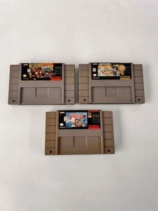 Super Nintendo Spielepaket (3 Spiele) - Bild 1 von 4