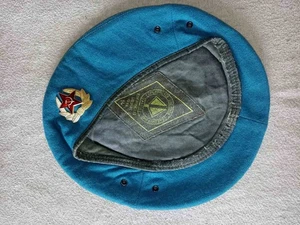 Soviet Russian VDV 1984 ORIGINAL Beret Cap Military Hat 57 - Picture 1 of 7