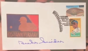 DUKE SNIDER 1994 AUTOGRAPHED COMMEMORATIVE 125TH ANNIVERSARY ENVELOPE  DODGERS  - Picture 1 of 1