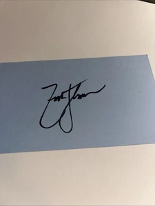 Zach Johnson Masters Champ on 3x5 Index Card - Picture 1 of 1