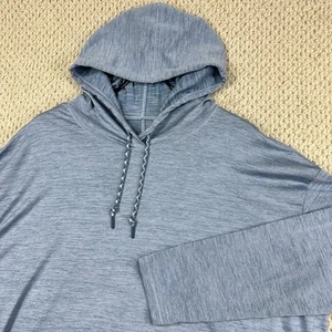 Eddie Bauer Travex Hoodie Damen XL blau meliert leicht Performance Wandern - Bild 1 von 11