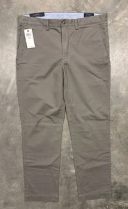 Polo Ralph Lauren Pants Men's 34x32 Stretch Straight Fit Flat Front Chino NWT - Picture 1 of 10