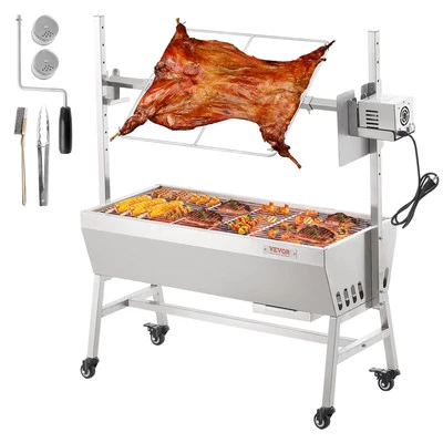 VEVOR Asador Spit Asador Barbacoa Parrilla Cerdo Cordero Pollo Asador 42W 135 lb Foto 1 de 4