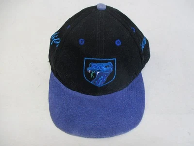 NOS CUSTOM Viper SPECIAL CAP  Men's BLACK  W/Blue & PURPLE W/LEATHER STRAP  NEW Foto 1 de 4