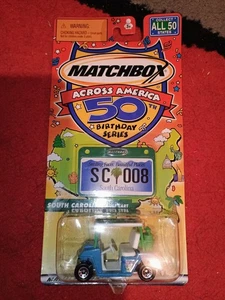 Matchbox Across America 50th Birthday Series South Carolina Golf Cart NIB - Picture 1 of 2