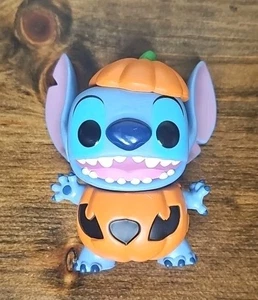 Funko Pop Pumpkin Stitch 1087 Vinyl Figure OOB Loose Disney Hot Topic Exclusive - Picture 1 of 4