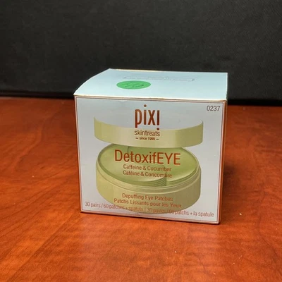 Parches para ojos despojados de pepino Pixi DetoxifEYE 30 pares nuevos (2126) Foto 1 de 4