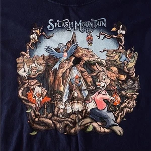 Vintage Walt Disney World Splash Mountain Discontinue Tee Medium A98 Rare - Bild 1 von 5