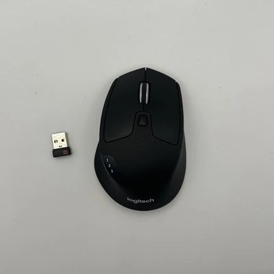 Logitech M720 Triathlon Bluetooth & Unifying Wireless Optical Mouse for PC & MAC - Image 1 of 4