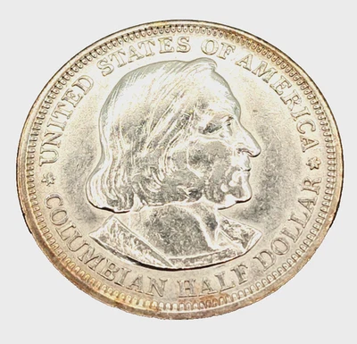 1893 Columbian Exposition Half Dollar High Luster BU/63 - Image 1 of 2