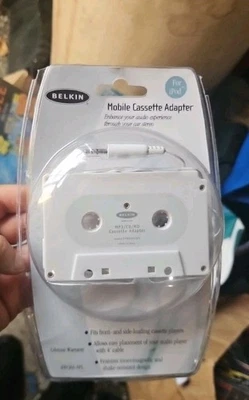 Adaptador de casete de coche Belkin MP3/CD/MD F8V366-APL. Para iPod. Foto 1 de 3