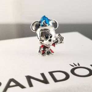 Nuevo Pandora Disney Mickey Hechicero Aprendiz Fantasía Dije Plata s925 ALE - Imagen 1 de 11