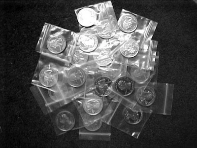 20 - 2000 S PROOF MARYLAND STATE  QUARTERS FROM PROOF SETS- CLAD  LOT - Image 1 of 4