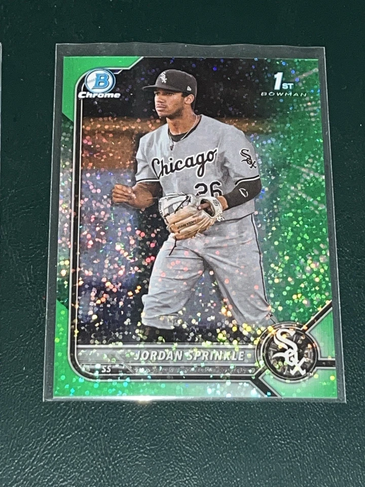 2022 Bowman Draft Chrome Jordan Sprinkle GREEN SPRINKLE /99 - Image 1 of 1