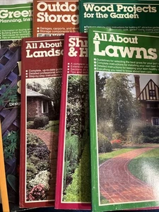 Menge 6 Ortho Bücher Rasen Sträucher Landschaftsbau Bäume Garten Zäune Lager Schuppen - Bild 1 von 15