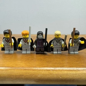 Lego Harry Potter Minifigure Lot Of 5 Snape Harry Ron Draco Tom Riddle Free Ship - Picture 1 of 7