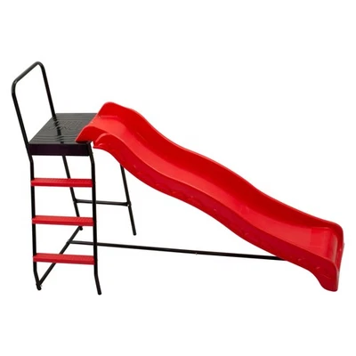 Machrus Trampoline Step N Slide | Fun Indoor & Outdoor Ladder and Wave Slide ... - Image 1 of 4