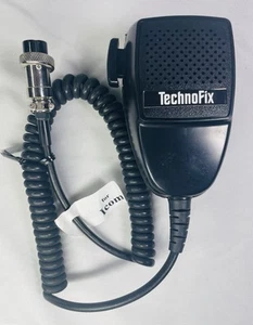 TechnoFix Hand Microphone 8-Pin Round Connector for Icom Radios - Excellent - Picture 1 of 4