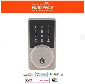 BRAND NEW Defiant SMART WIFI Hubspace Enabled Deadbolt Lock - Satin Nickel - Bild 1 von 7