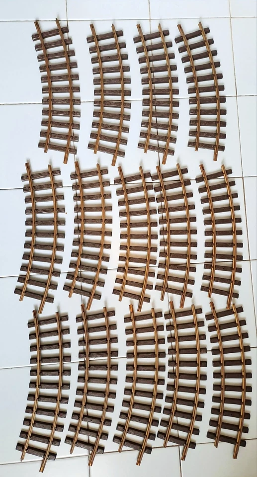 14 RAILS LGB LEHMANN ECH G COURBE N°1100 R=600 mm - Photo 1/1