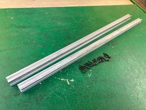 READ - Hitachi C10RA2 Table Saw FRONT AND BACK GUIDE RAILS ONLY for rip fence - Picture 1 of 9