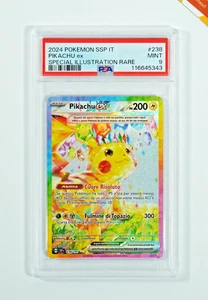 Pokemon PSA 9 Pikachu Ex #132 SSP IT Special Art Rare 2024 Italiano - Picture 1 of 3
