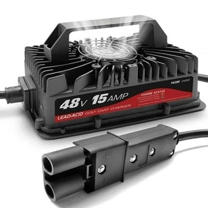 YILEIDE (E8-48V15A) 15 Amp 48 Volt Golf Cart Battery Charger for Yamaha G19-G22 - Picture 1 of 9