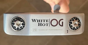 Odyssey White Hot OG #1 Blade Putter mit Stoke Lab Schaft und Headcover RH 35" - Bild 1 von 8