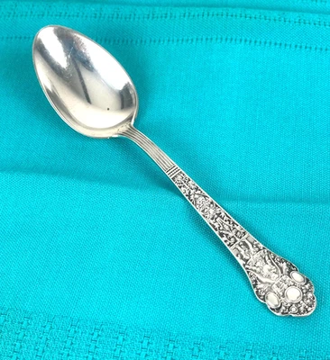 Gorham Medici Cucharadita Antigua Plata de Ley 5 7/8" Figura Diseño Renacentista Foto 1 de 4