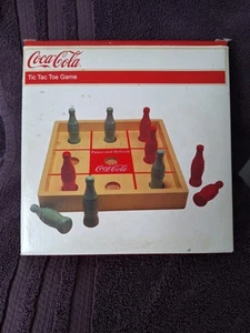 Coca Cola Wooden Tic Tac Toe Game 2012 - Picture 1 of 6