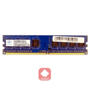 Nanya Ram DDR2 DDR-2 667Mhz 512Mb PC2-5300U 1Rx8 NT512T64U88B0BY-3C - Foto 1 di 2