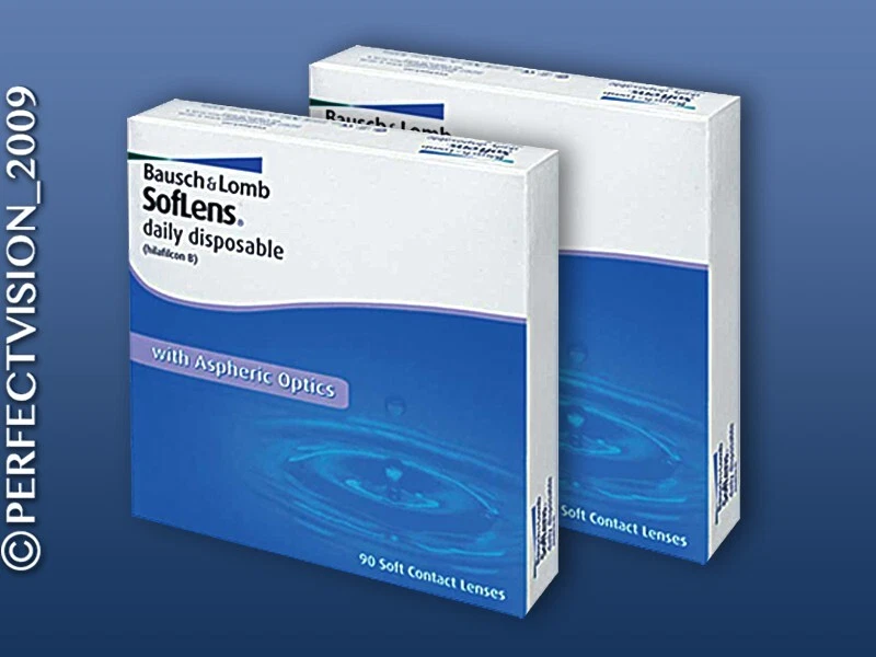 BAUSCH & LOMB Bausch&Lomb SofLens Daily Disposable Kontaktlinsen - 2x90 Tageslinsen Neu&OVP