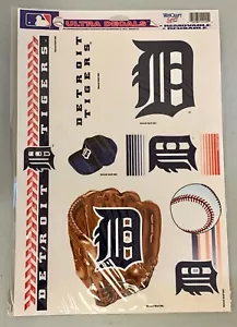 Detroit Tigers Retro Logo Premium 11.5"x17" Ultra Decal Sheet Stickers Baseball - Picture 1 of 5