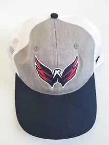 Fanatics NHL Washington Capitals Snapback Adjustable Gray/Navy Hat One Size - Picture 1 of 10